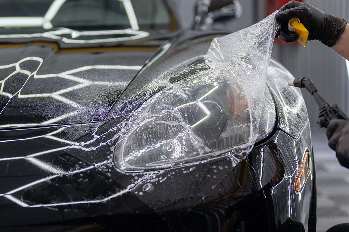 Aplikacja folii PPF u dziupli